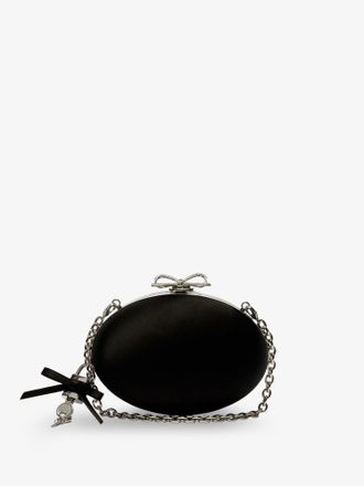 Self Portrait Pochette Oval in satin - SELF PORTRAIT - gender_Woman