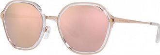 Michael Kors Womens MK1114-11084Z MK1114 56 11084Z Seoul Sunglasses - Rose Gold - One Size