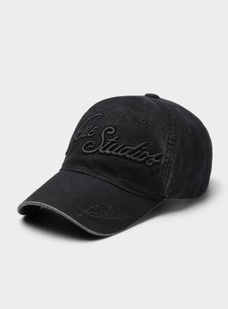 Acne Studios Mens Embroidered logo cap