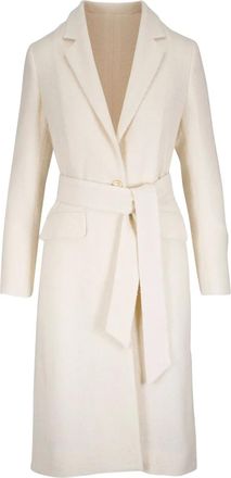 Kiton belted coat - women - Silk/Silk/Cashmere - 6 - Neutrals