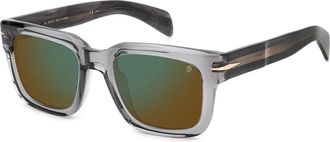 Eyewear by David Beckham DB 7100/S Zonnebril - Heren - Zonnebrillen - Grijs - 52 MM - Accessoires
