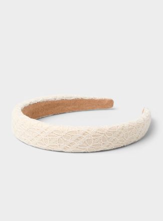 Simons Womens Floral lace padded headband
