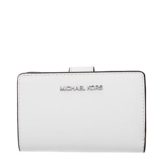 Michael Kors Jet Set Travel Damens Geldb&ouml;rse Leder Wei&szlig;/Optisch Wei&szlig;