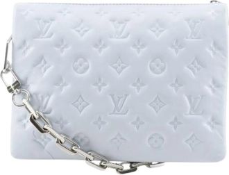 Louis Vuitton Pre-owned Canvas Clutch - Dames - Vintage Clutch - Blauw - ONE Size - Vintage