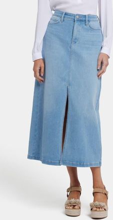 NYDJ A-Line Denim Maxi Skirt in Canary Beach at Nordstrom, Size 10