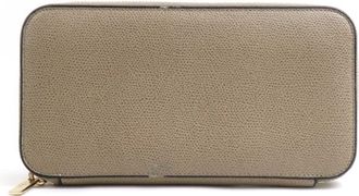 Valextra Leather Long Wallet (Bi-Fold) (Pre-Owned)