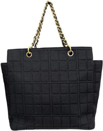 Chanel Pre-owned Tote Bags, female, Black, Size: ONE SIZE Pre-owned Vintage Tote Bag