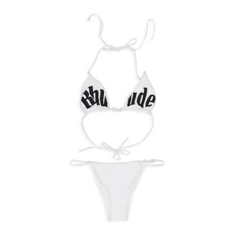Rhude WHITE TROPEZ TWO-PIECE BIKINI