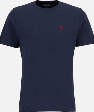 Barbour Mens Barbour Heritage Mens Navy T-shirt - Size: 38