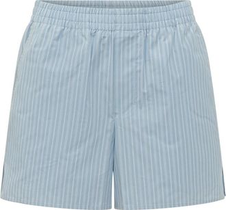 Ami Elastische Shorts - Heren - Bermuda - Blauw - M - Katoen - Korte Broeken