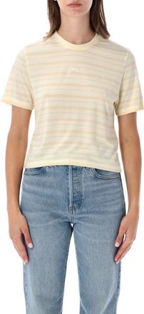 Maison Kitsun&eacute; Off White Stripes T-Shirt