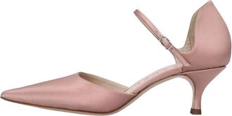 Casadei Satin Pump - Dames - Pumps - Roze - 37 EU - Leer - Schoenen
