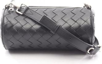 Bottega Veneta Pre-owned Cross Body Bags, female, Black, Size: ONE SIZE Pre-owned Fabric Shoulder Bag