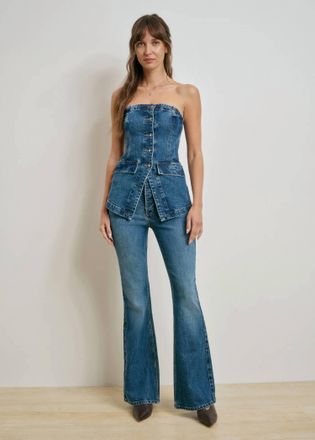 Favorite Daughter Phoebe Bustier Top In Reston