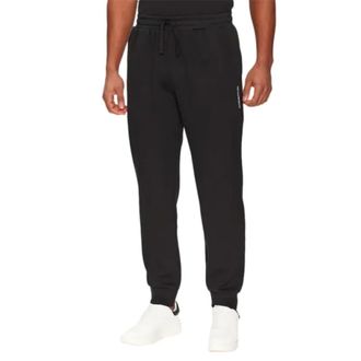 Emporio Armani Heren, Broeken, Zwart, Maat: S Katoen