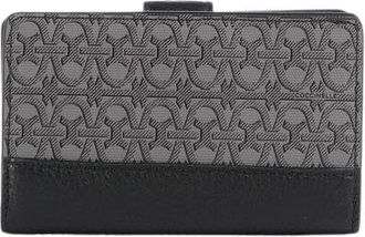 Coccinelle Portafoglio Monogram con Rivestimento Metallizzato - - Accessories - Donna - Nero - ONE SIZE