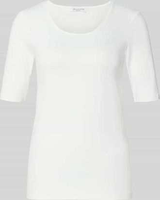 Christian Berg Slim Fit T-Shirt mit Rundhalsausschnitt in Offwhite, Gr&ouml;&szlig;e XXL