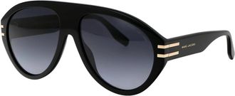 Marc Jacobs Stijlvolle zonnebril Model 747/S - Heren - Zonnebrillen - Zwart - 58 MM - Accessoires