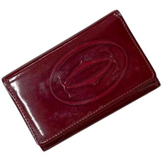 Cartier Pre-owned Accessories, female, Red, Size: ONE SIZE Pre-owned Keycase