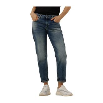 G-Star Jeans, Dames, Blauw, W26 L32, Katoen, Kate Boyfriend Jeans Blauw