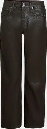 TWP Kent Coated Denim Straight-Leg Jeans