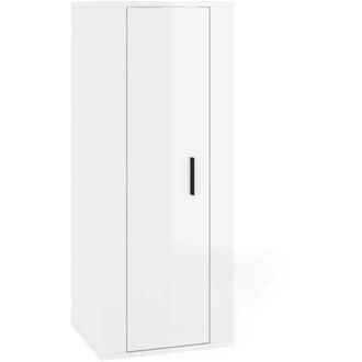 vidaXL Vidaxl - Mueble Para Tv De Pared Blanco Brillante 40x34,5x100 Cm