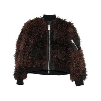 sacai Mujer, Chaquetas, Marr&oacute;n, Talla: S