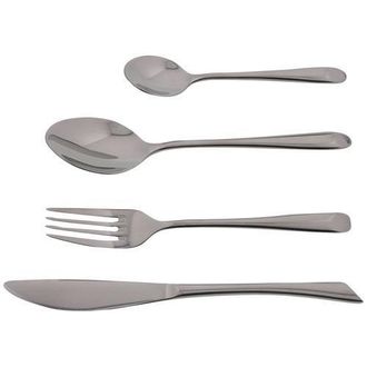 Jean Dubost Jean-dubost Cuberter&iacute;a Elegante 24 Piezas Gris Inox
