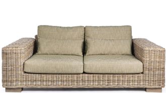 BIZZOTTO 2.5-Sitzer In-/Outdoor Rattansofa Leandro