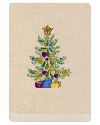 Linum Home Textiles Christmas Presents - Embroidered Luxury Turkish Cotton Hand Towel