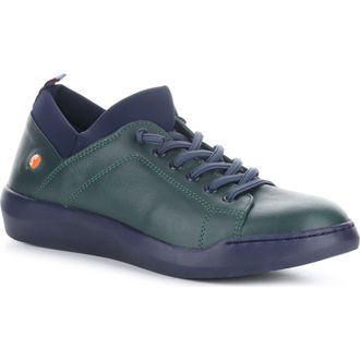 FLY London Softinos by Fly London Bonn Sneaker in 014 Forestgreen/Navy Smooth at Nordstrom Rack, Size 6-6.5Us / 37Eu
