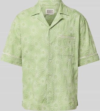 Scotch & Soda Relaxed Fit Freizeithemd mit Brusttasche in Hellgruen, Größe XXL