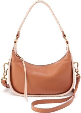 Hobo Small Mia Leather Crescent Hobo in Warm Cashew at Nordstrom