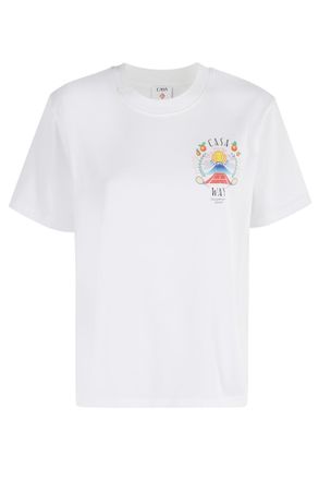 Casablanca Tennis Club Icon Printed Tshirt