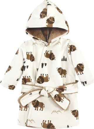 Hudson Baby Mink with Faux Fur Lining Pool and Beach Robe Cover-ups in Wild Buffalo at Nordstrom, Size X-Small