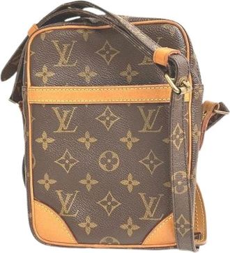 Louis Vuitton Pre-owned Cross Body Bags, female, Brown, Size: ONE SIZE Pre-owned Canvas Cross Body Bag