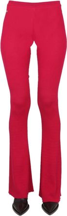 Dsquared2 Fuchsia Flared Flat Front Pant