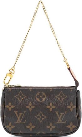 Louis Vuitton Pre-owned Handbags, female, Brown, Size: ONE SIZE Pre-owned Mini Top Handle Bag