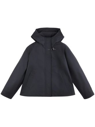 Fay Structured Collar Short Padded Clasp Jacket