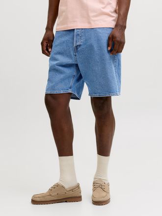 Jack & Jones Jeansshorts JACK & JONES JJITONY JJORIGINAL SHORTS AM 460 SN, Herren, Gr. XXL, N-Gr, blau denim aop:light blau, Denim/Jeans, Obermaterial: 100% Baumwo
