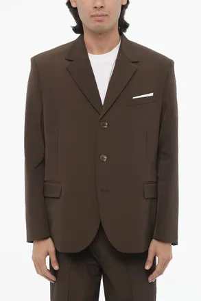 Neil Barrett Giacca 3 Bottoni Slim Fit Due Spacchi Revers Classico Neil Barrett