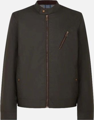 Belstaff Mens Belstaff Sideline Jacket Faded Olive - Black - Size: 42/Regular