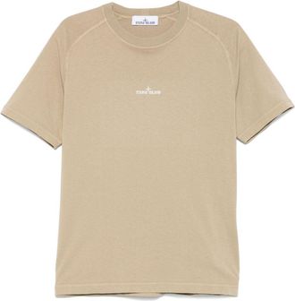 Stone Island Jersey T-shirt - Beige