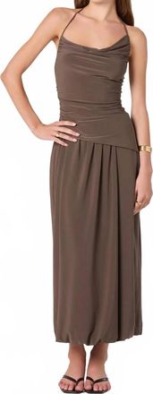 Astr Savannah Mushroom Top In Brown