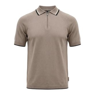 A|X Armani Exchange Knit Polo - Heren - Polos - Bruin - S - Katoen - Tops