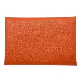Herm&egrave;s Tweedehands leren portemonnees - Dames - Vintage Accessoires - Bruin - ONE Size - Leer - Vintage