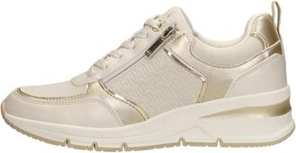 Tamaris Veterschoenen Laag - Dames - Sneakers - Beige - 41 EU - Schoenen