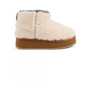 Emu Schoenen, Dames, Beige, 37 EU, Wol, Stinger Micro Flatform Teddy