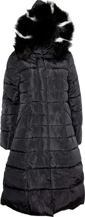 Generic Long Winter Coat For Colder Women Jacket Cotton Padded Warm Thicken Ladies Coats Parka Womens Jackets (UK, Alpha, XL, XXL, Regular, Regular, Black)