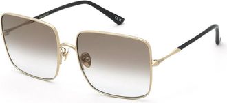 Nina Ricci SNR483 0300 Womens Sunglasses Gold Size 60